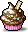 Chocolate Cupcake Hairpin