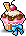 Parfait Cupcake Hairpin