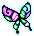 Flower Dancer's Butterfly Pin