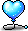 Blue Heart Balloon