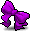 Purple Ribbon Pig