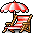 Red Beach Chair