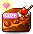 Half-Heart Chocolate Cake Chair