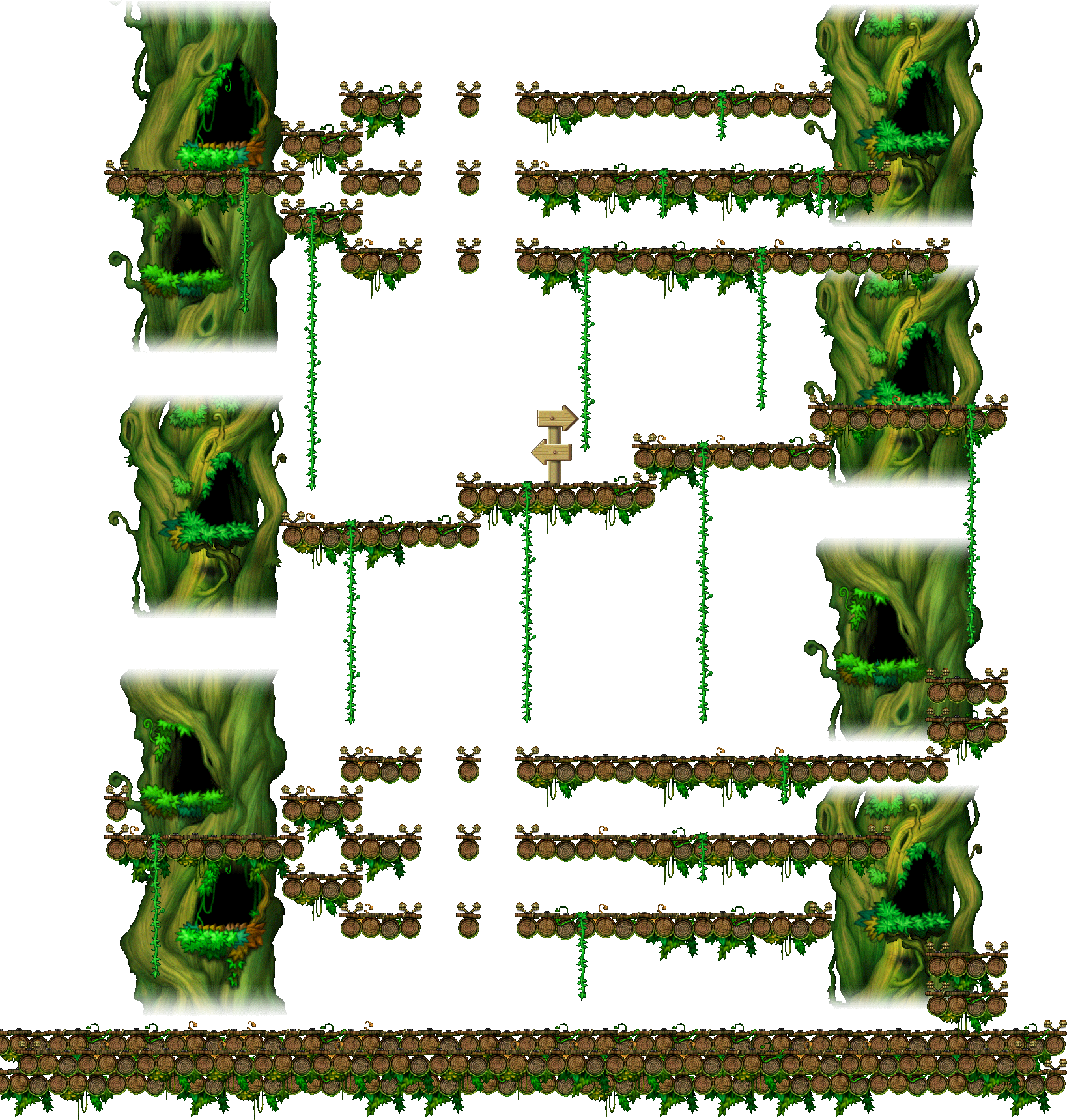 Monkey Forest II full background render