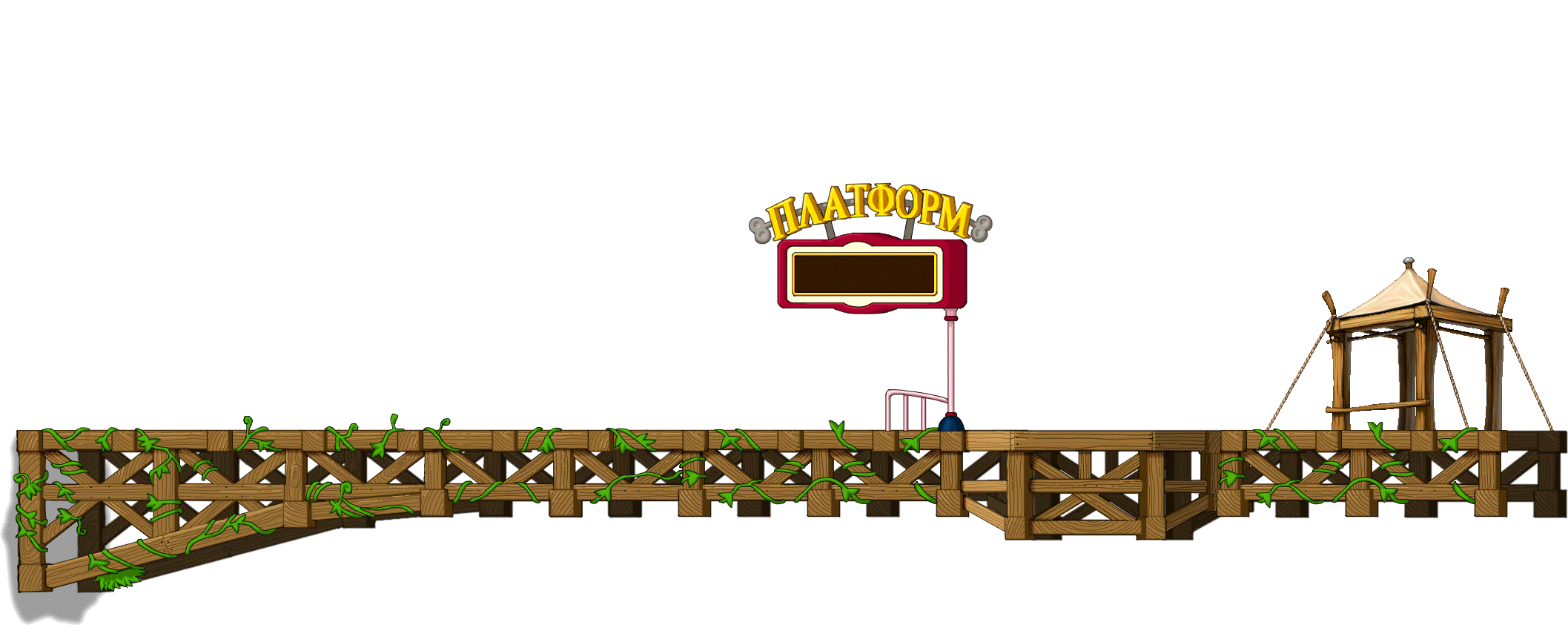 Ellinia Station full background render