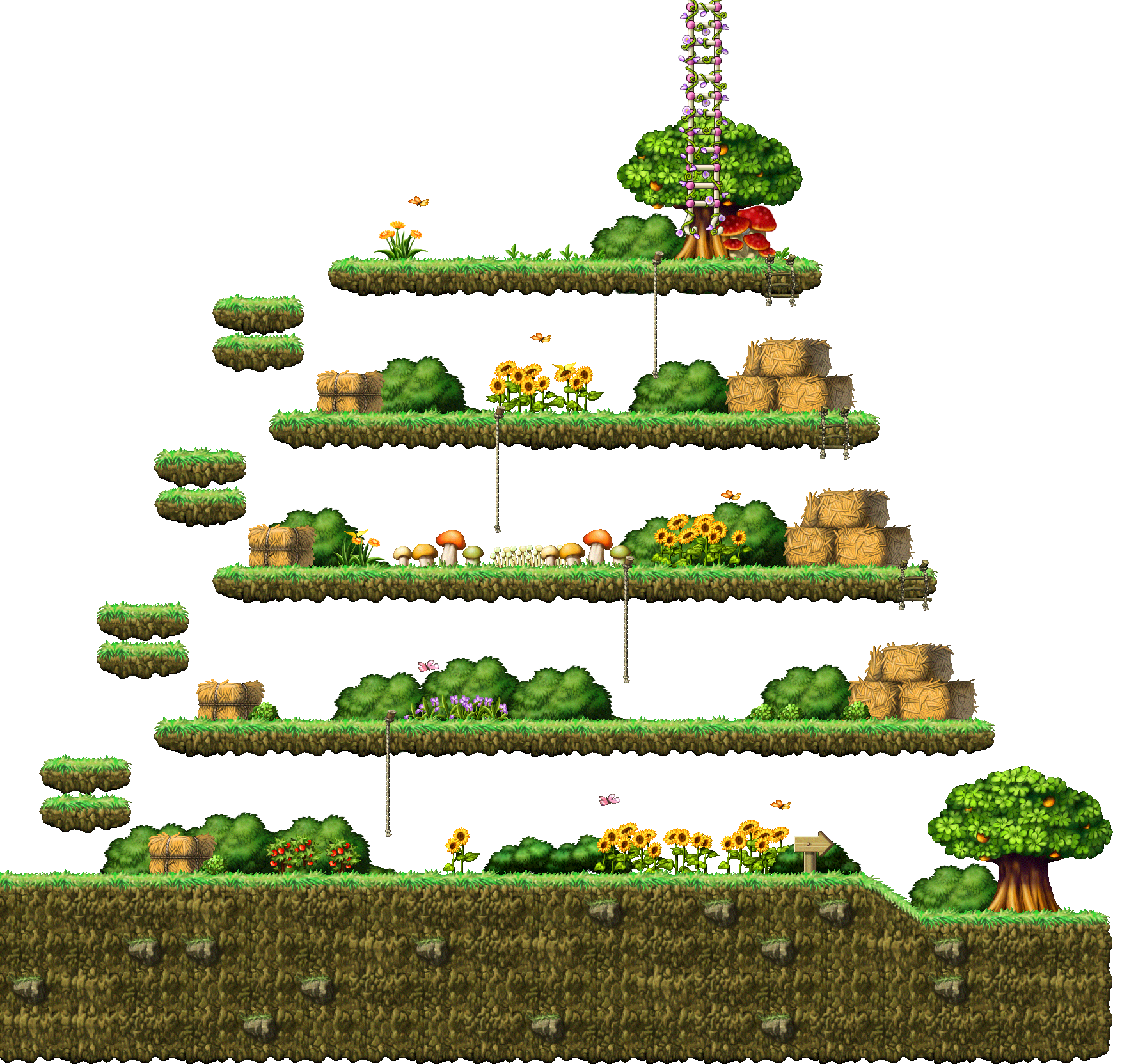 Henesys Hunting Ground III full background render