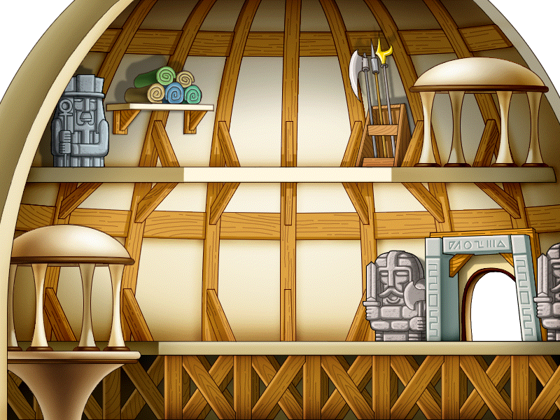 Orbis Weapon Store full background render