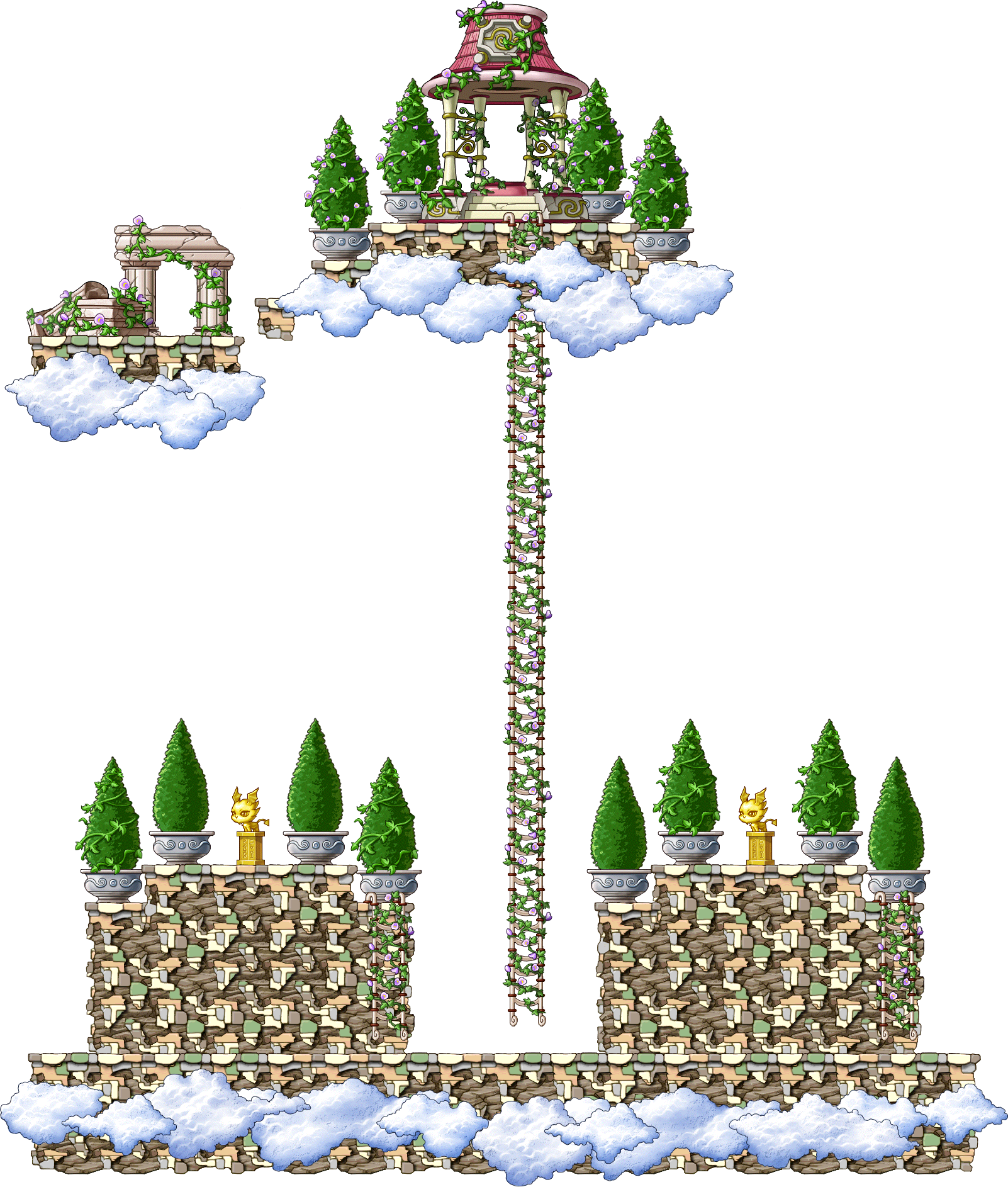 Stairway to the Sky II full background render