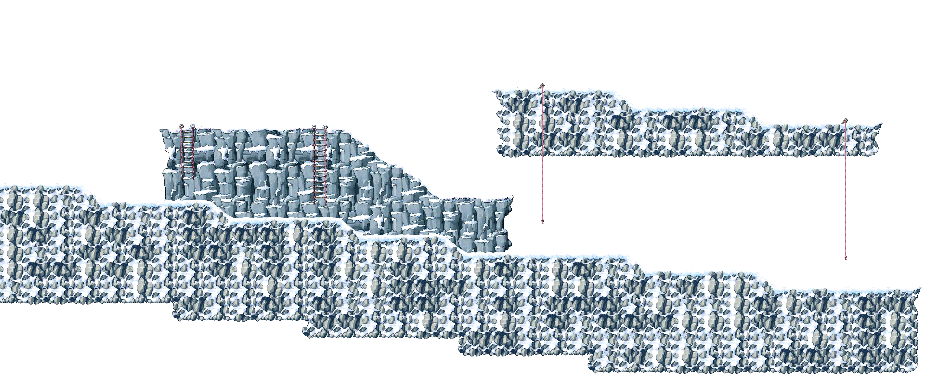 Watch Out for Icy Path II full background render