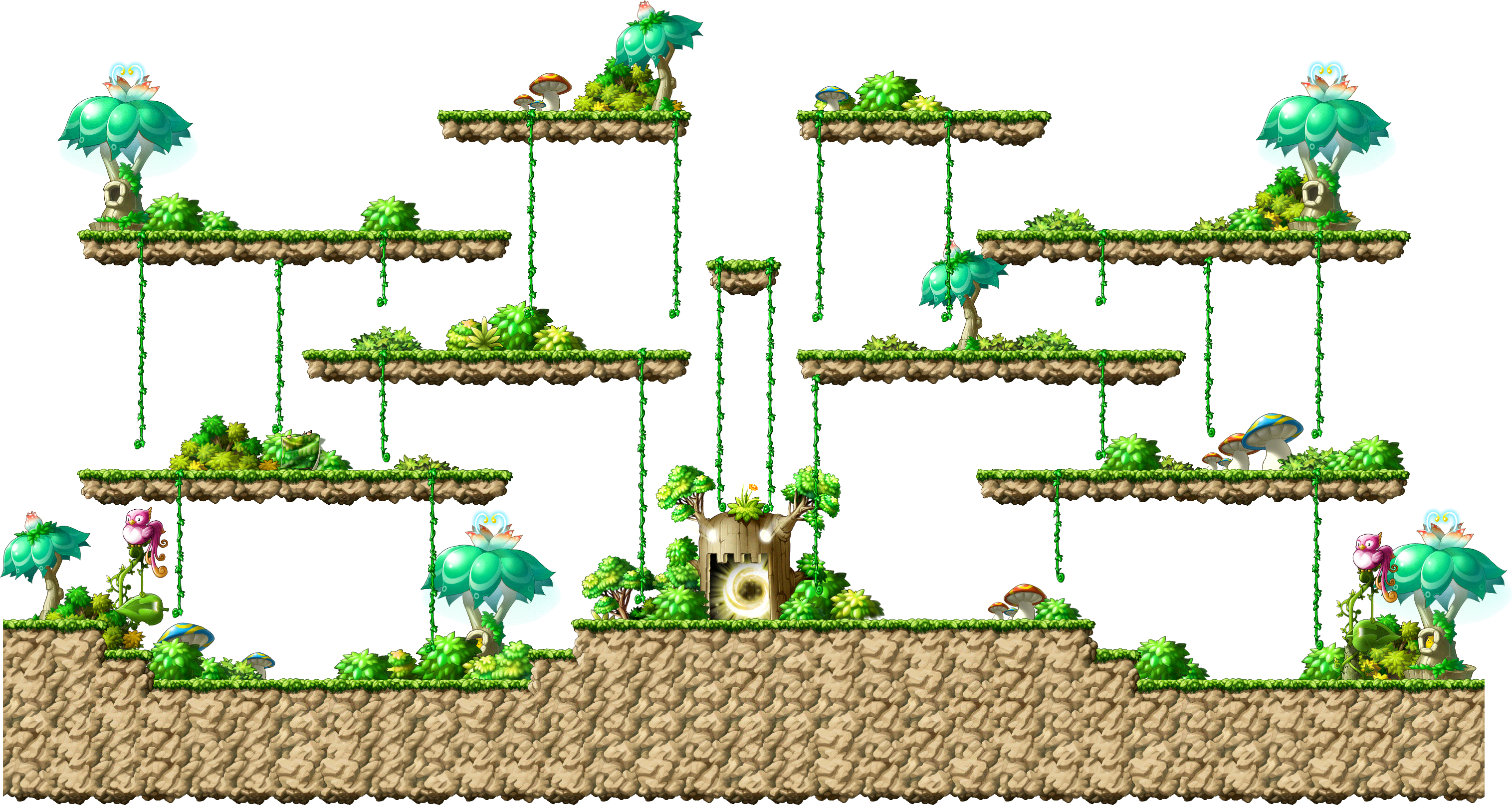 Forest West Border map render