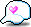핑크하트 투명모자