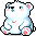 북극곰 의자
