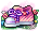 행복의 꽃신 의자
