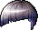 검은색 커닝스타일 헤어
