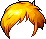 노란색 비스크 헤어