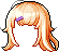 주황색 샤랄라 헤어