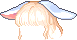 주황색 Selfy 롭이어 트윈 헤어