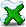 초록색 알파벳 X
