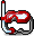 Red Swimming Goggle