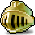 Gold Burgernet Helm