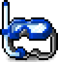 Blue Swimming Goggle