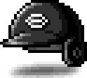 Black Baseball Helmet