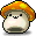 Orange Mushroom Hat