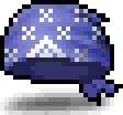 Blue Diamondy Bandana