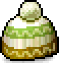 Green Knitted Gumball