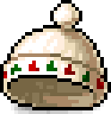White Festive Gumball