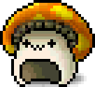 Orange Mushroom Hat