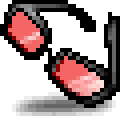 Red Hard-Rimmed Glasses