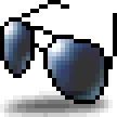 Blue Aviator Shades