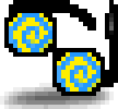 Blue Head-Spinning Glasses