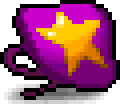 Purple Starred Eye Patch