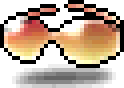 Orange Sports Goggle
