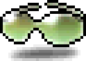 Green Sports Goggle