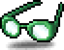 Green Hard-rimmed Glasses