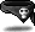 Black Skull Eye Patch