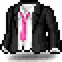Pink Tie Casual Suit