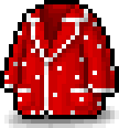 Red Polka-Dot Pajama Top