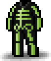 Green Skull Overall