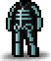 Blue Skull Overall