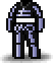 Blue Skull Overall