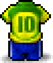 Brazil Soccer Uniform(No.10)