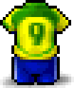 Brazil Soccer Uniform(No.9)