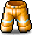 Orange Puffy Pants