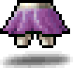 Purple Shivermail Skirt