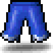 Blue Qi Pao Pants