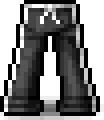 Black Trainer Pants